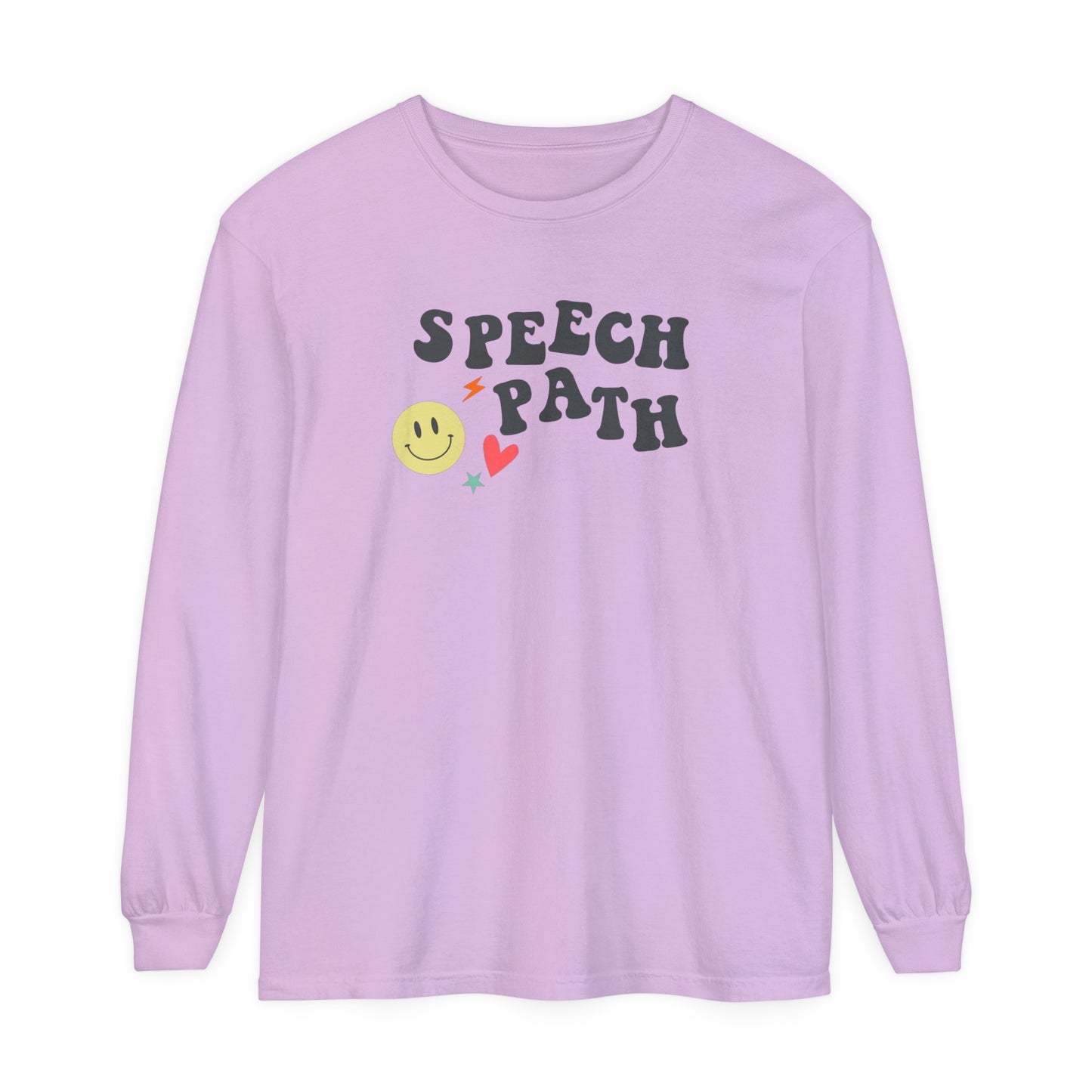 Speech Path Long Sleeve Comfort Colors T-shirt