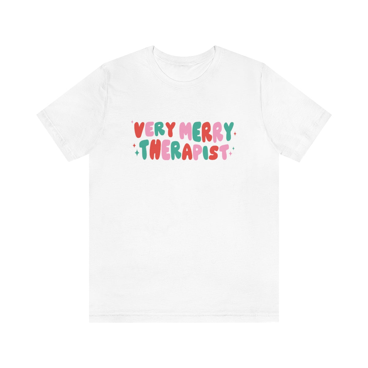 Very Merry Therapist Jersey T-Shirt