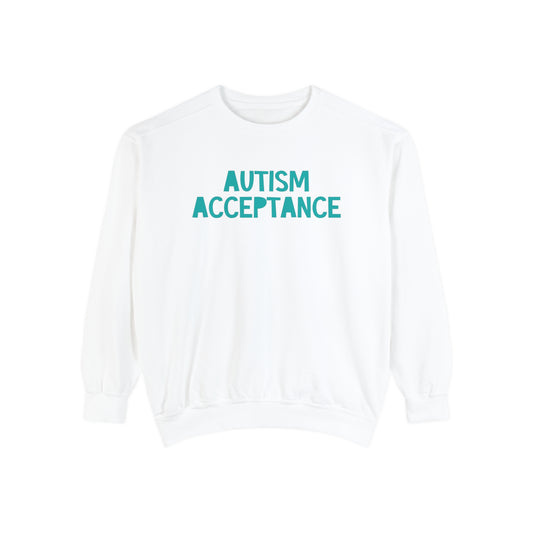 Autism Acceptance Tonal Comfort Colors Sweatshirt
