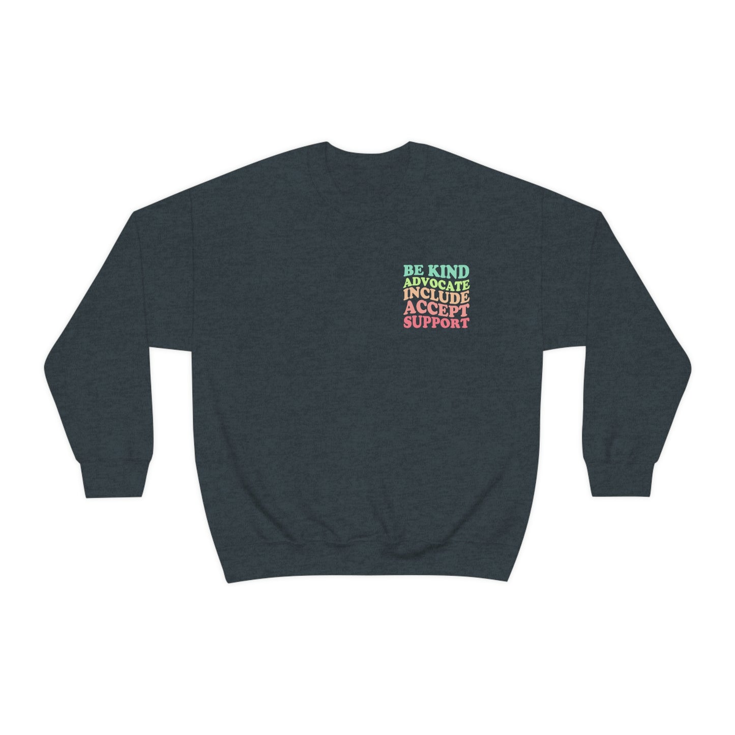 Inclusion Crewneck Sweatshirt | Front and Back Design