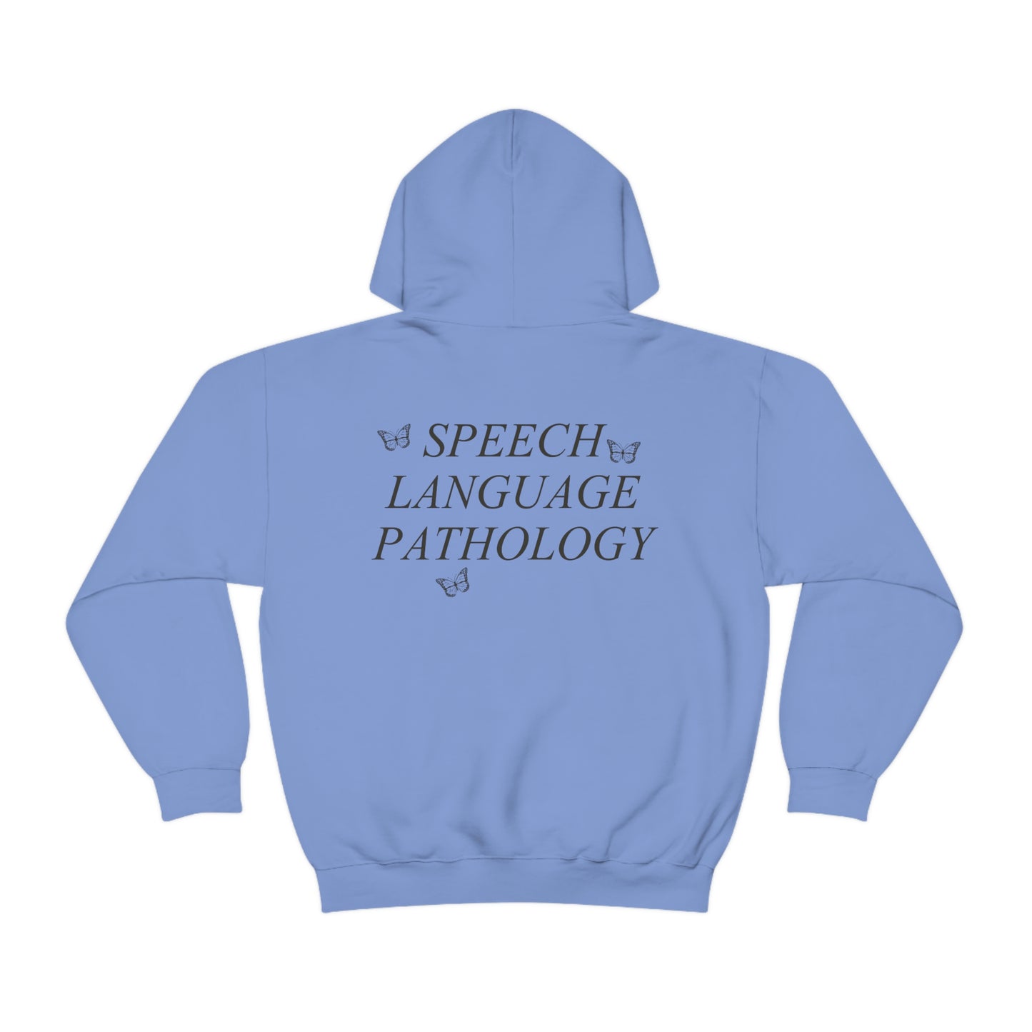 Speech Path Butterflies Hoodie | Front and Back Print
