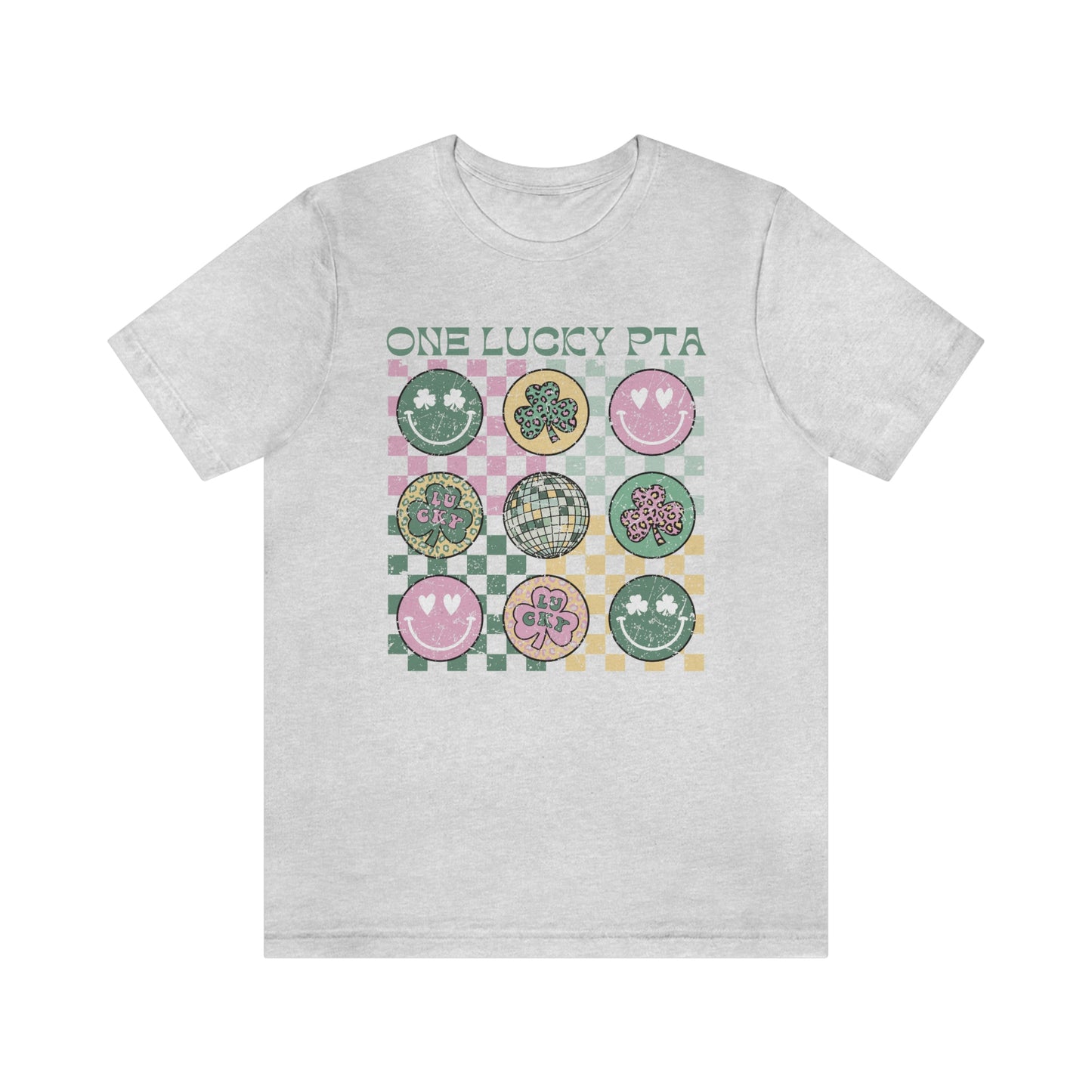 One Lucky PTA Distressed Jersey T-Shirt