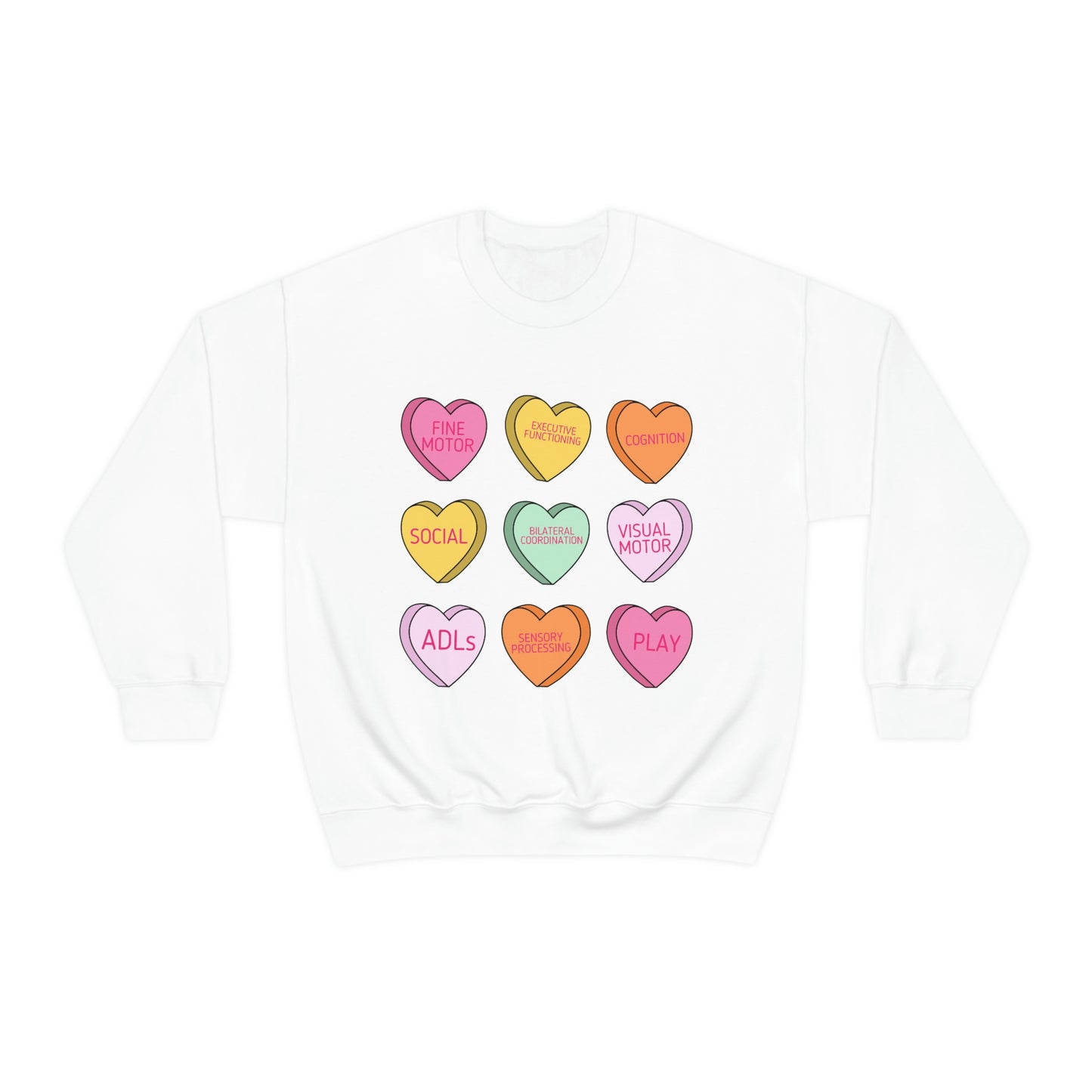 Candy Hearts OT Scope Crewneck Sweatshirt