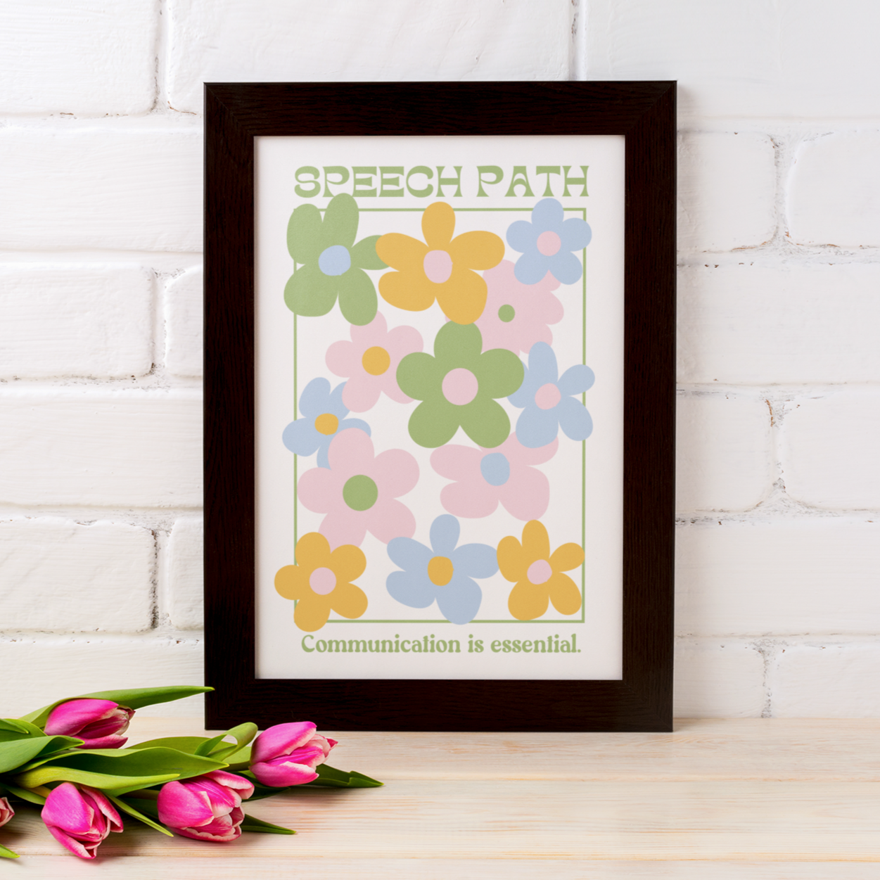 Communication is Essential Speech Digital Print