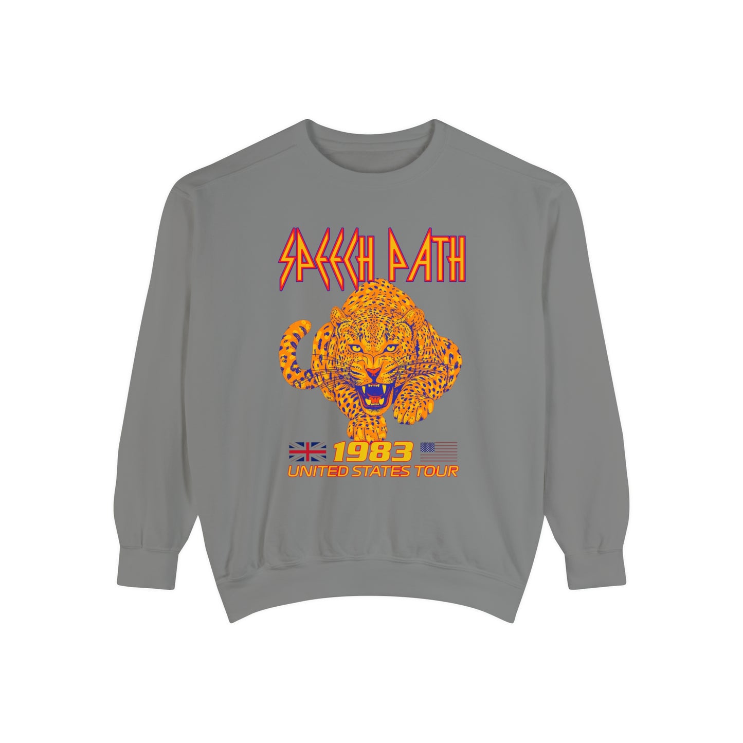 Def Speech Band Inspired Comfort Colors Sweatshirt