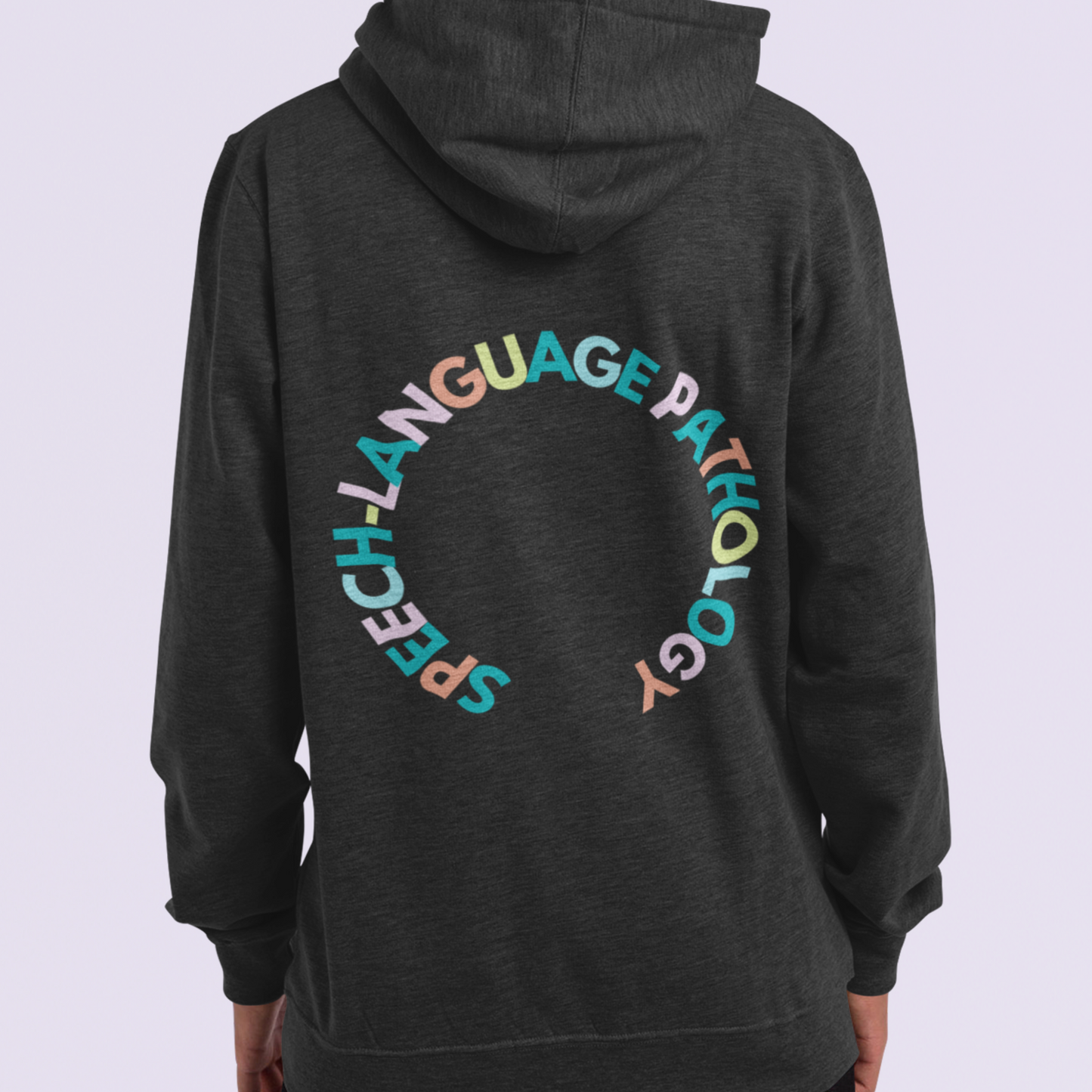 Multicolored Speech Hoodie | Back Print