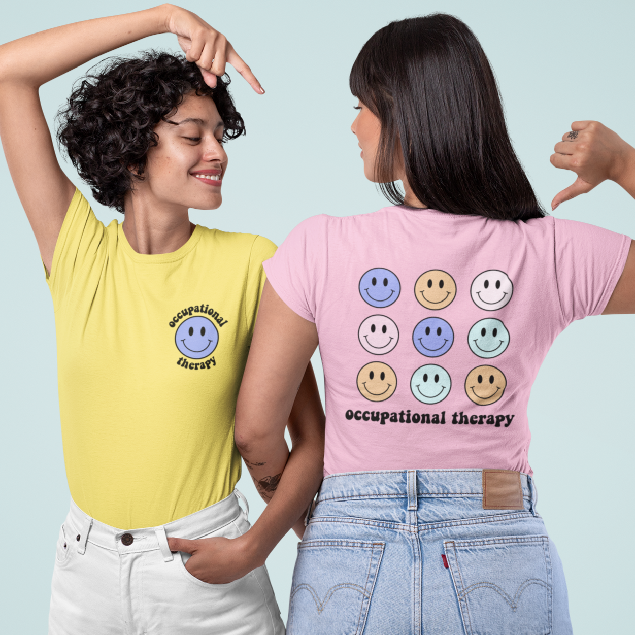 Multicolored OT Jersey T-Shirt | Front and Back Print