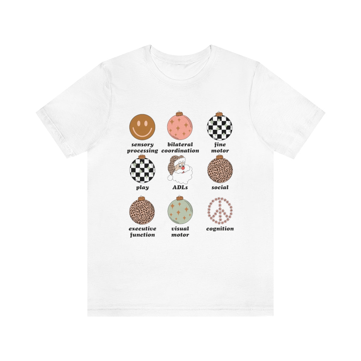 Retro Holiday OT Scope of Practice Jersey T-Shirt