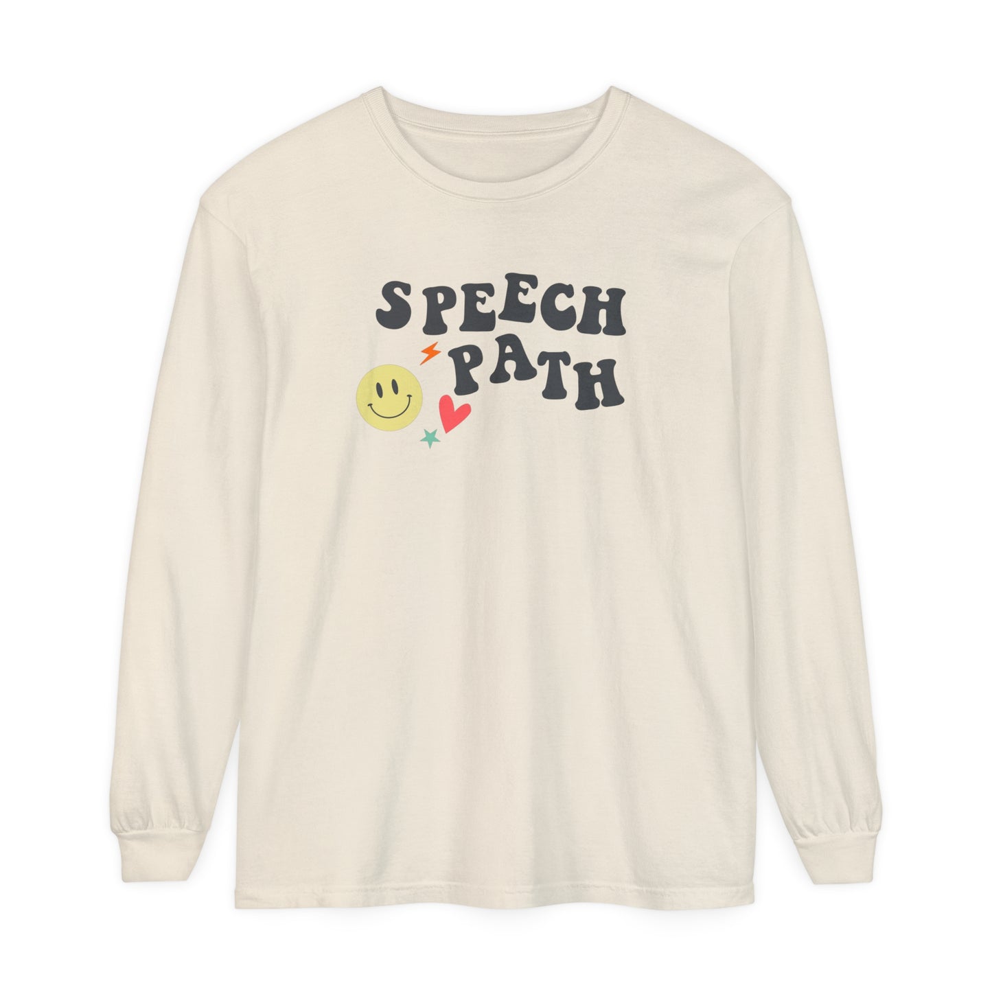 Speech Path Long Sleeve Comfort Colors T-shirt