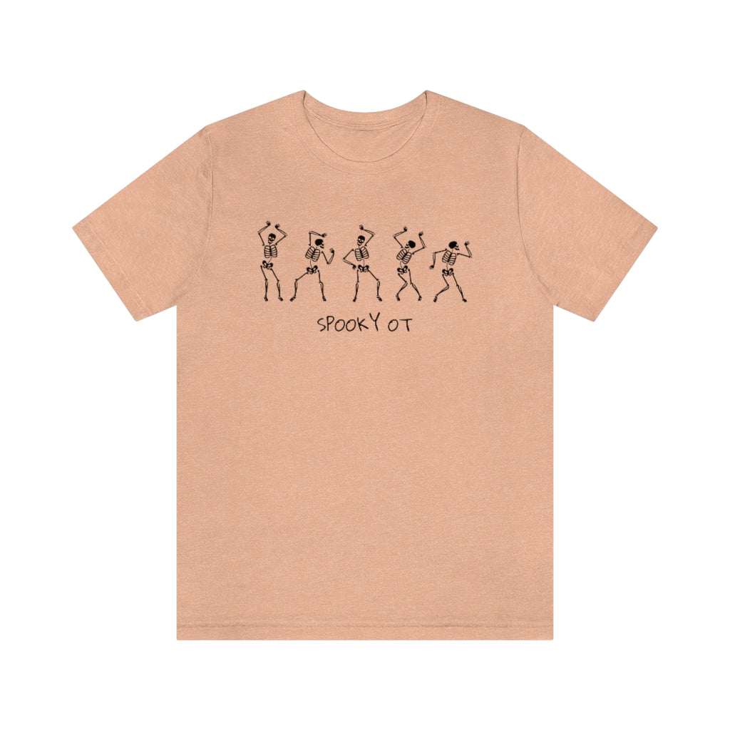 Spooky OT Skeleton Jersey T-Shirt