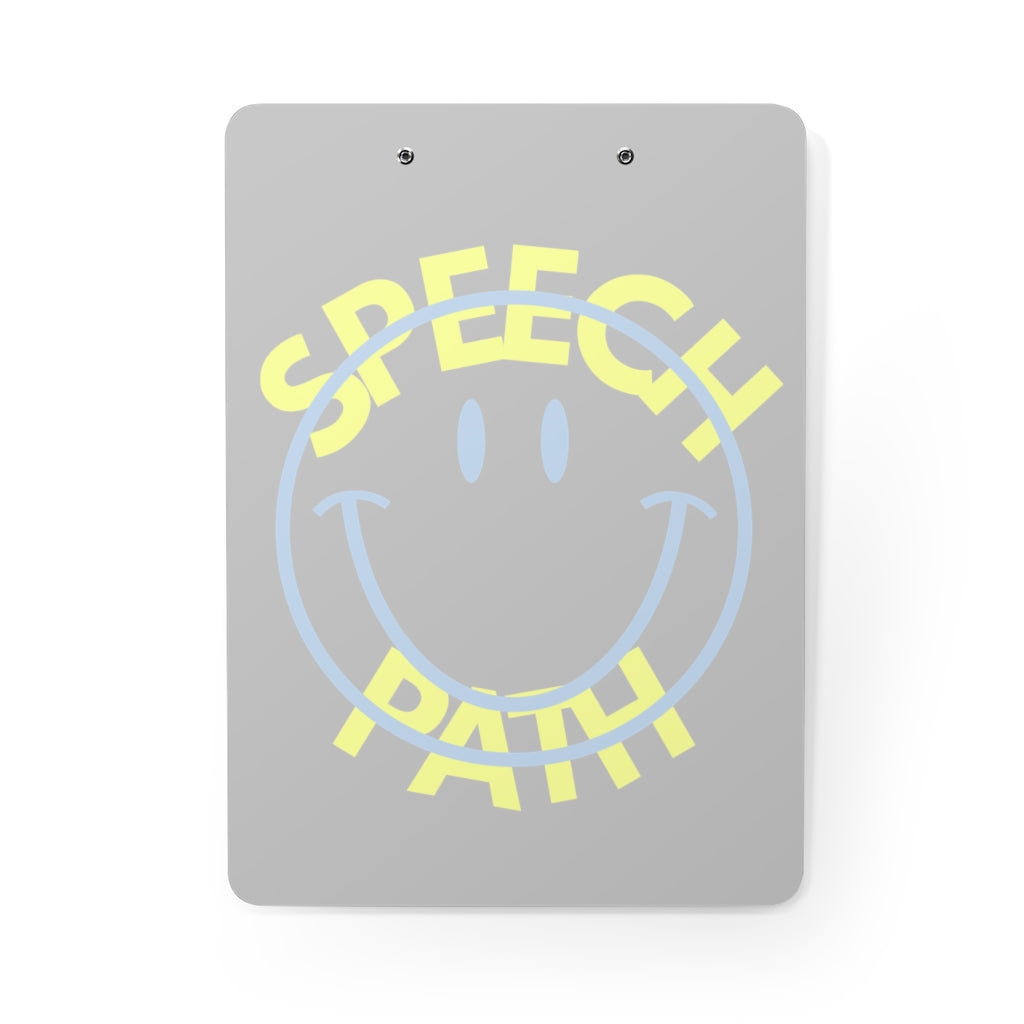 Speech Path Gray Clipboard