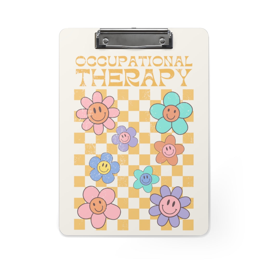 OT Distressed Retro Daisy Clipboard