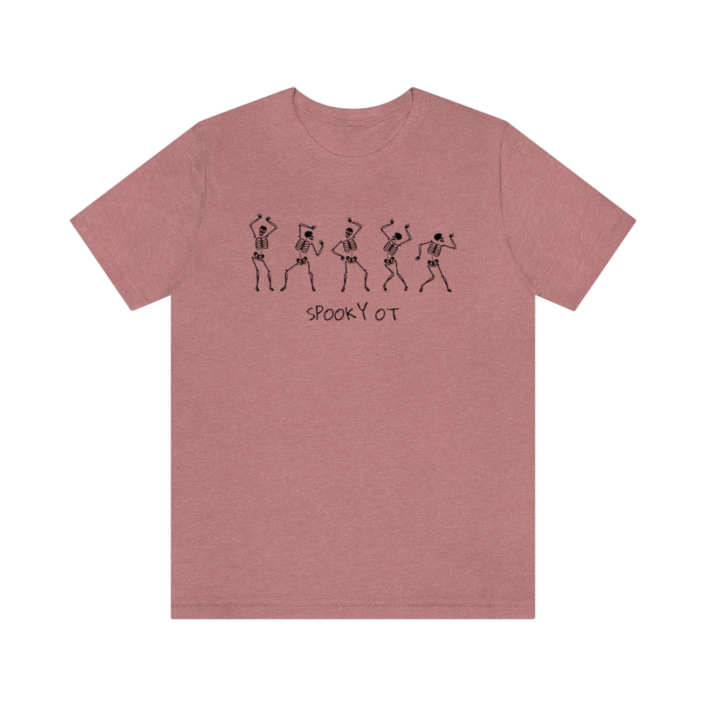 Spooky OT Skeleton Jersey T-Shirt