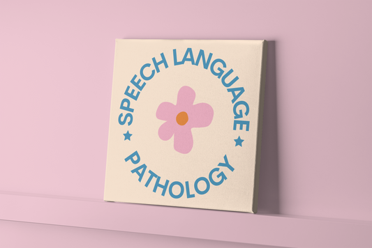 Speech Flower & Stars Digital Print