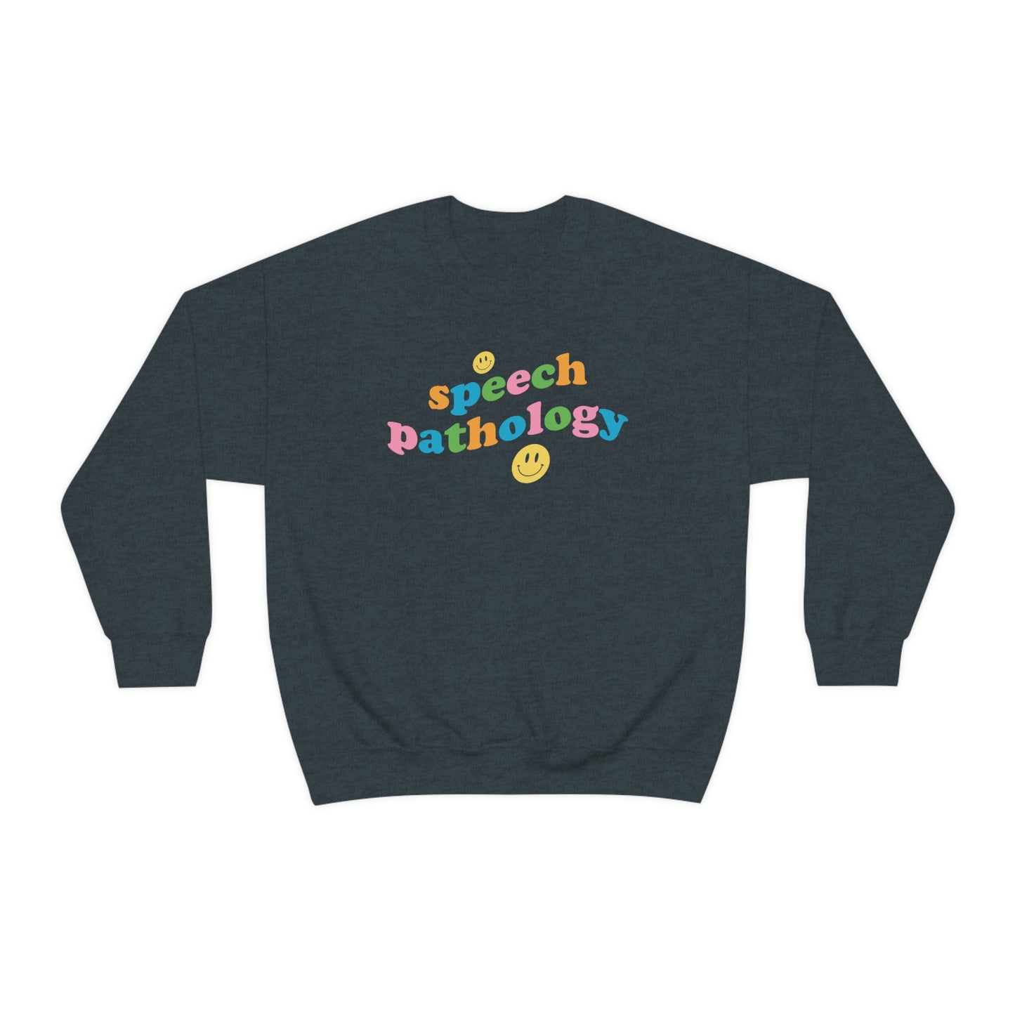 Speech Pathology Wavy Crewneck Sweatshirt