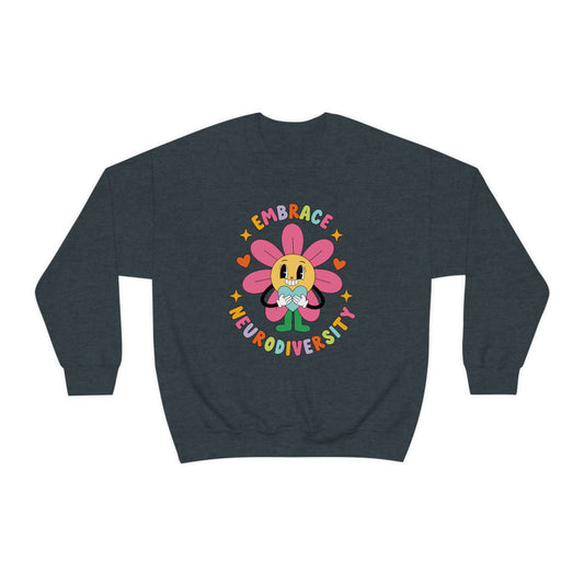 Embrace Neurodiversity Crewneck Sweatshirt