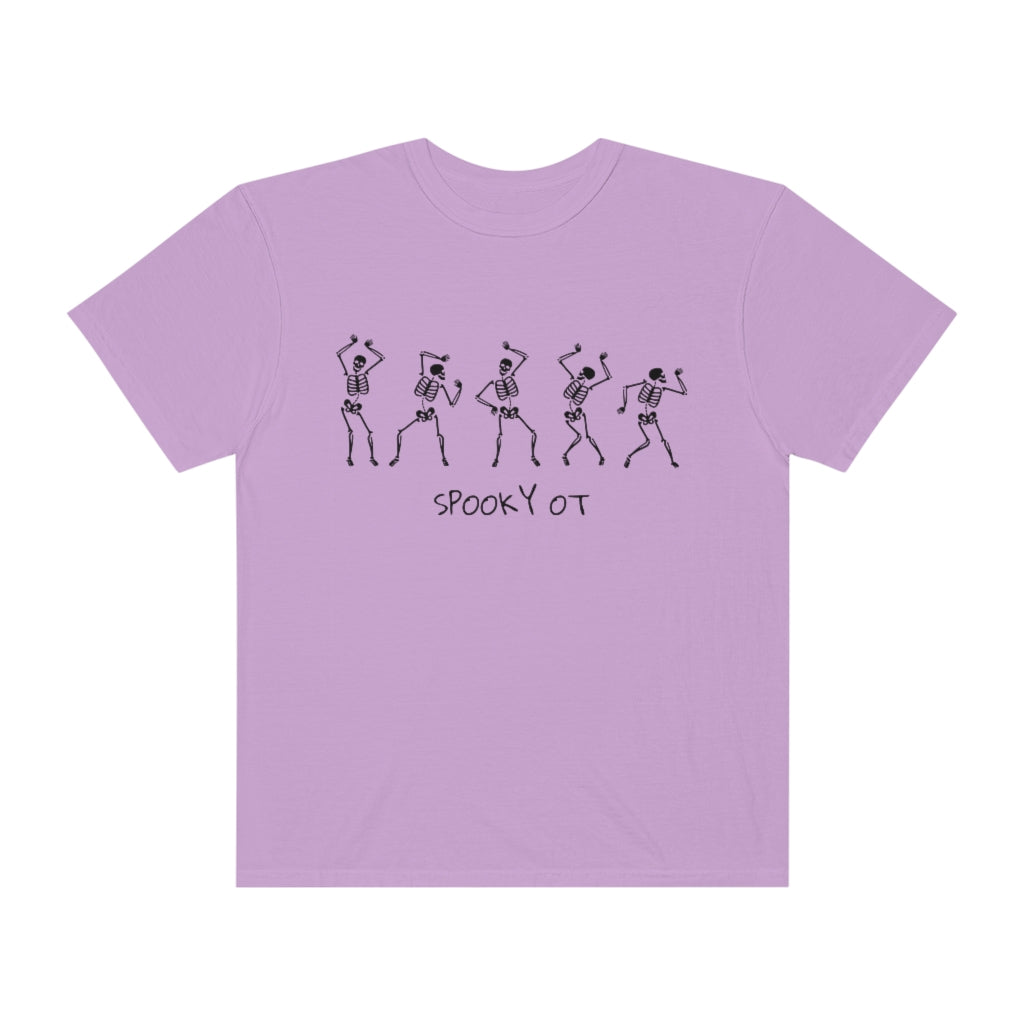 Spooky OT Skeletons Comfort Colors T-Shirt