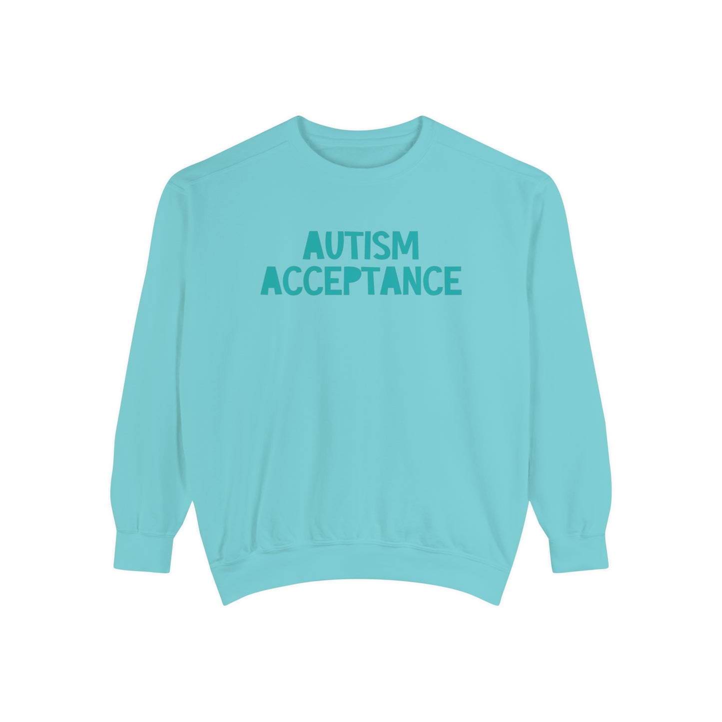 Autism Acceptance Tonal Comfort Colors Sweatshirt