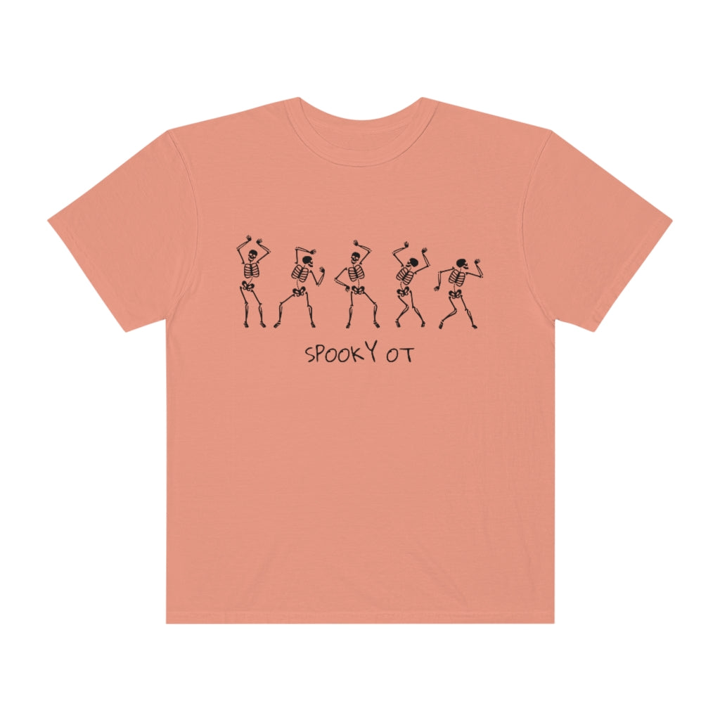 Spooky OT Skeletons Comfort Colors T-Shirt