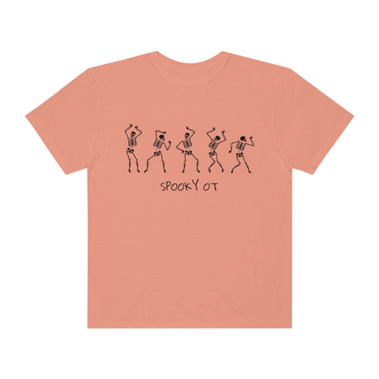 Spooky OT Skeletons Comfort Colors T-Shirt