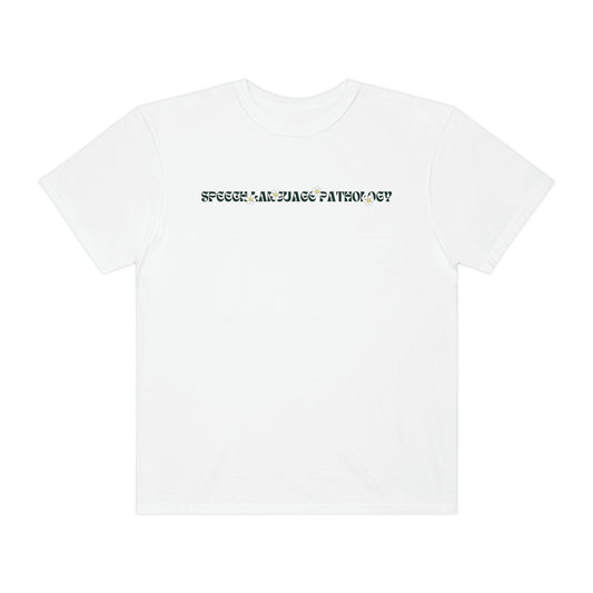 Speech Retro Daisy Comfort Colors T-Shirt | Front and Back Print