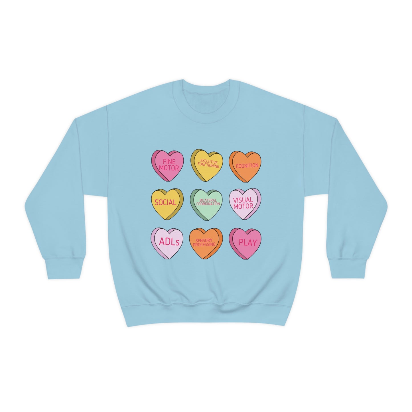 Candy Hearts OT Scope Crewneck Sweatshirt