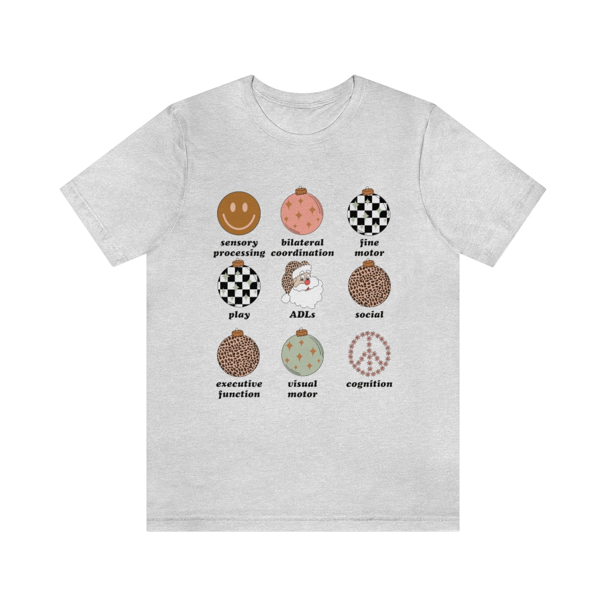 Retro Holiday OT Scope of Practice Jersey T-Shirt