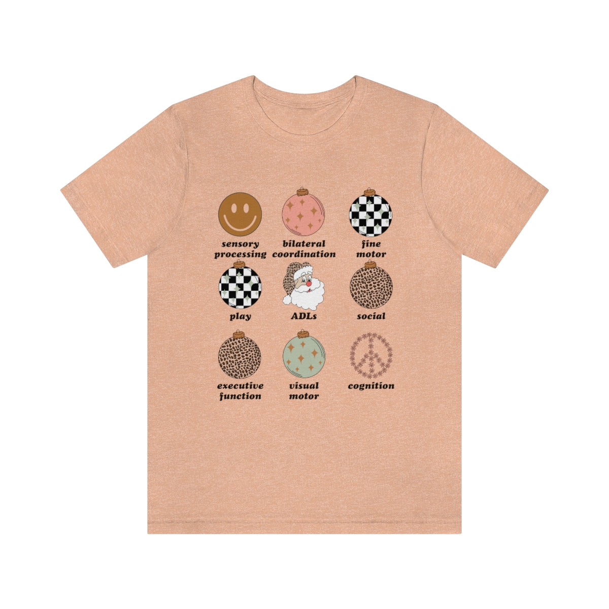 Retro Holiday OT Scope of Practice Jersey T-Shirt