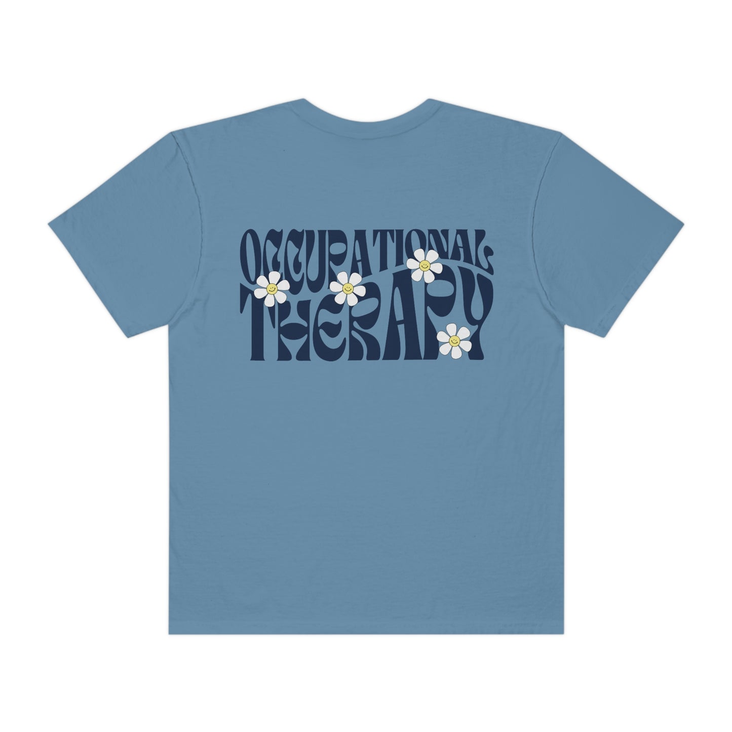 OT Retro Daisy Comfort Colors T-Shirt | Front and Back Print