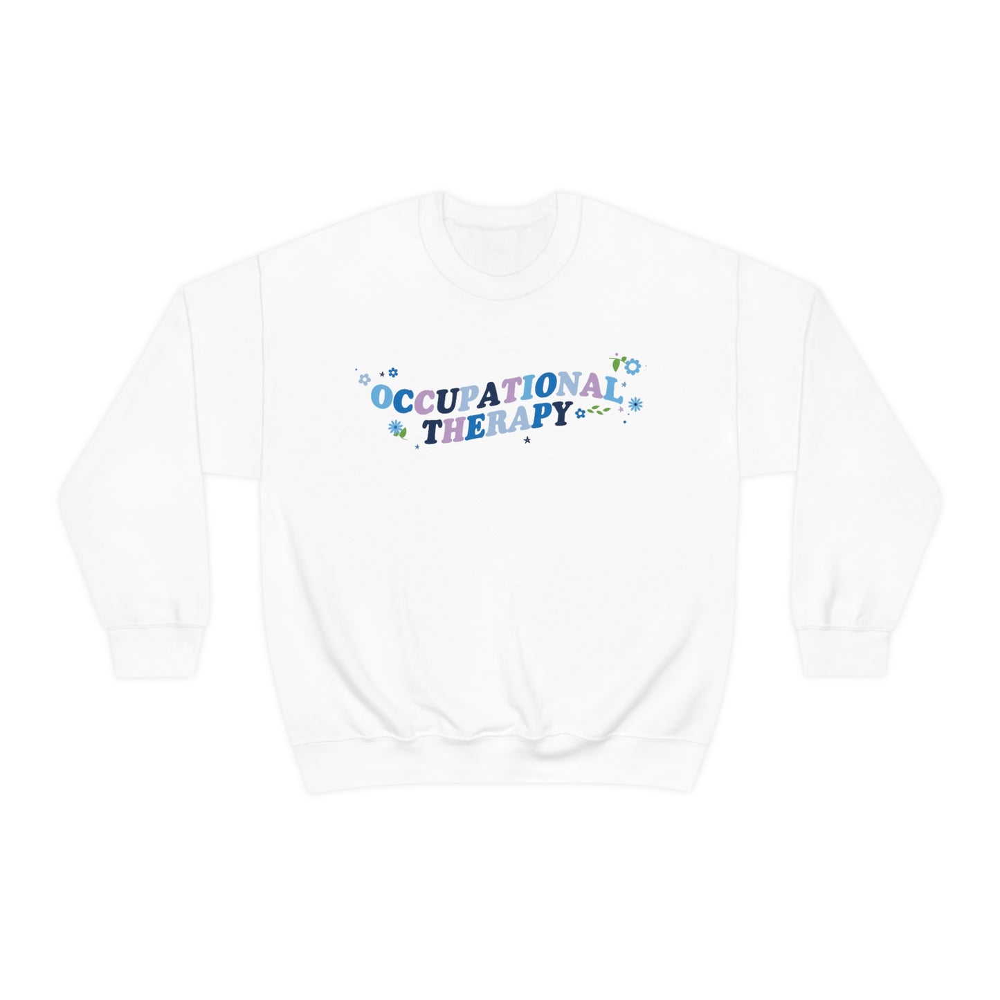 Occupational Therapy Flowers Crewneck Sweatshirt