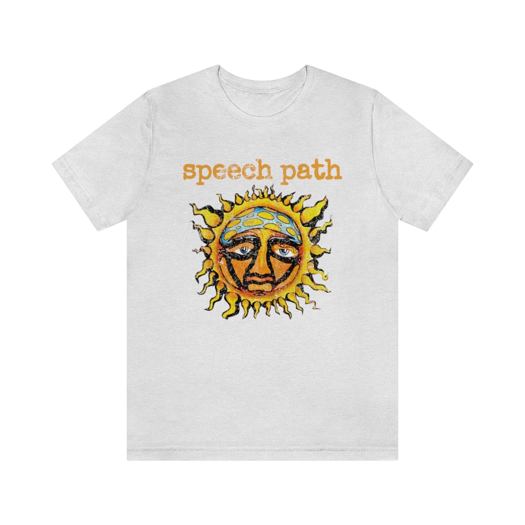 Speech Path Sun Band-Inspired Jersey T-Shirt