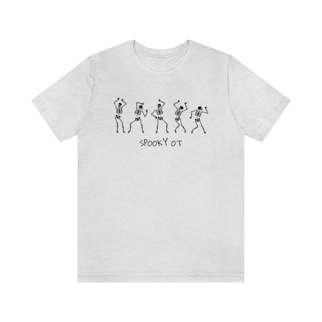 Spooky OT Skeleton Jersey T-Shirt