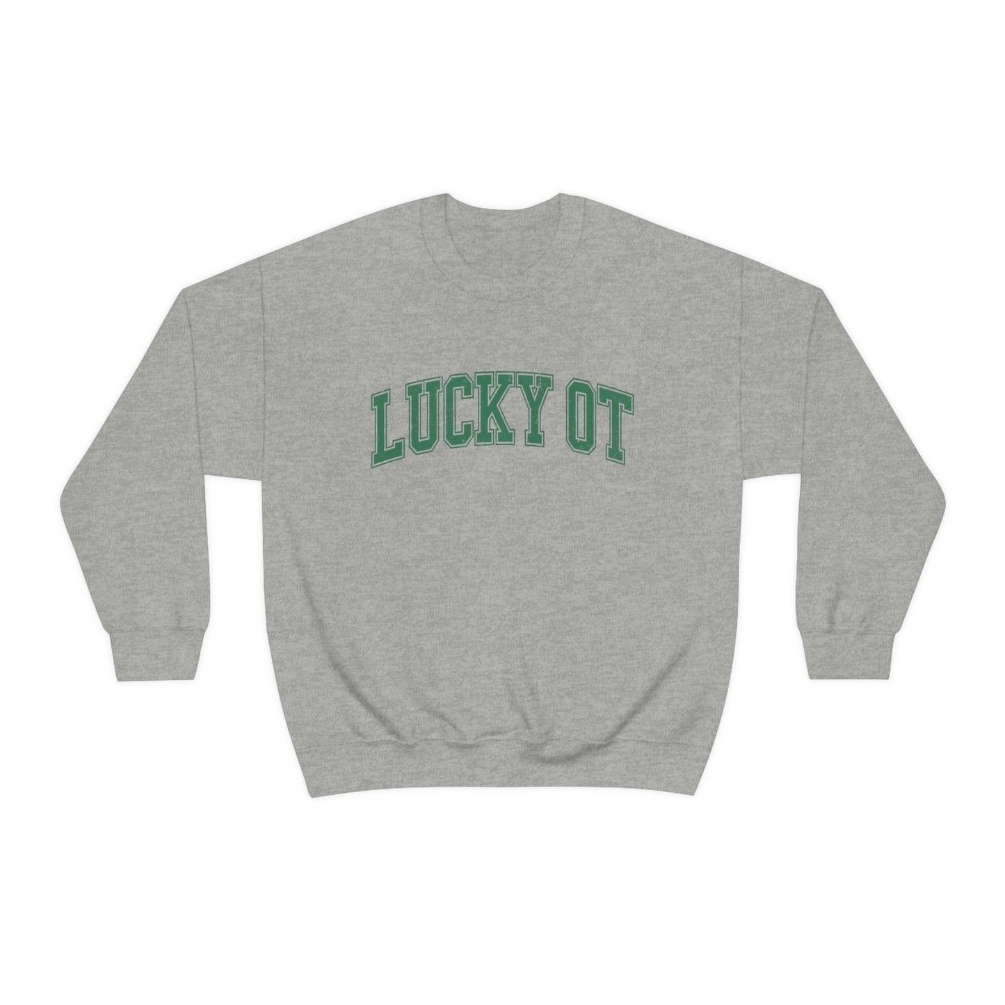 Lucky OT Distressed Crewneck Sweatshirt