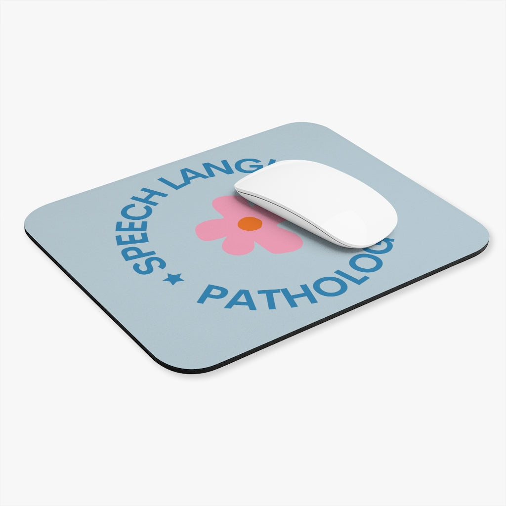Blue Speech Language Pathology Mouse Pad