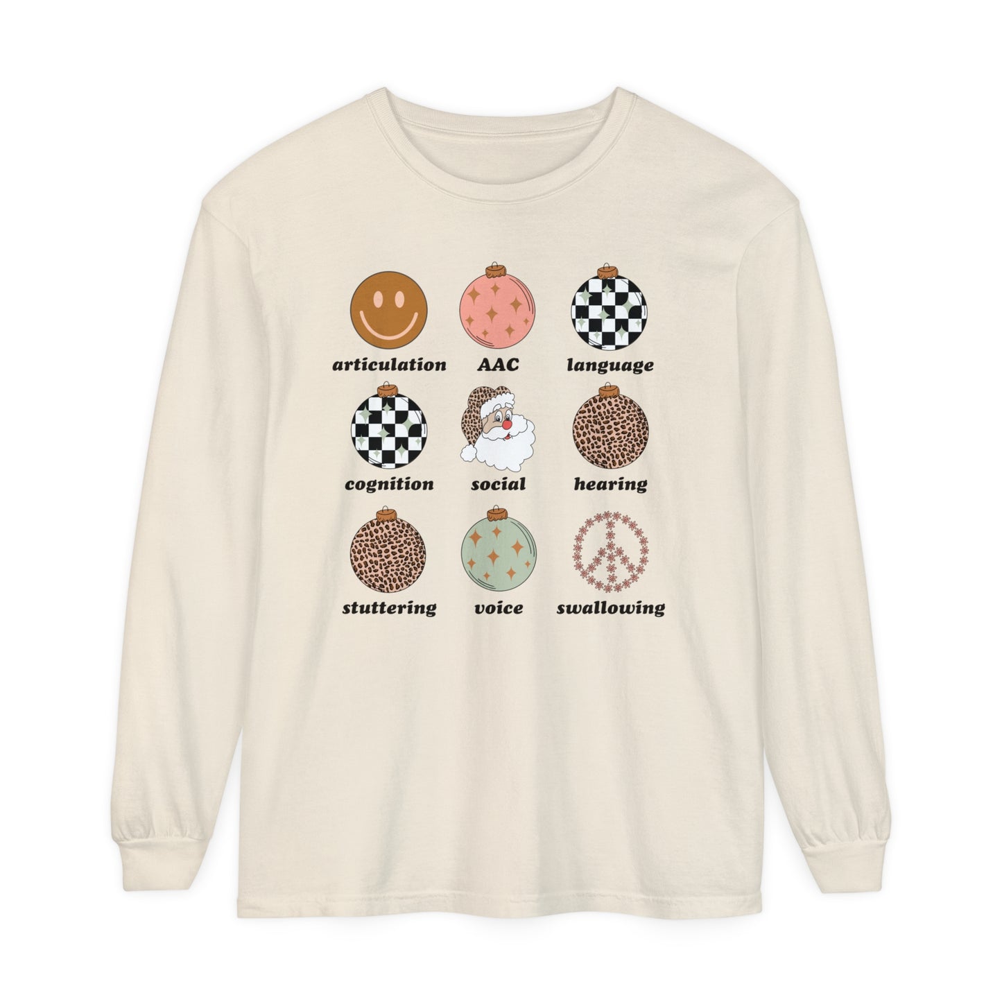 Retro Holiday Scope of Practice Long Sleeve Comfort Colors T-Shirt