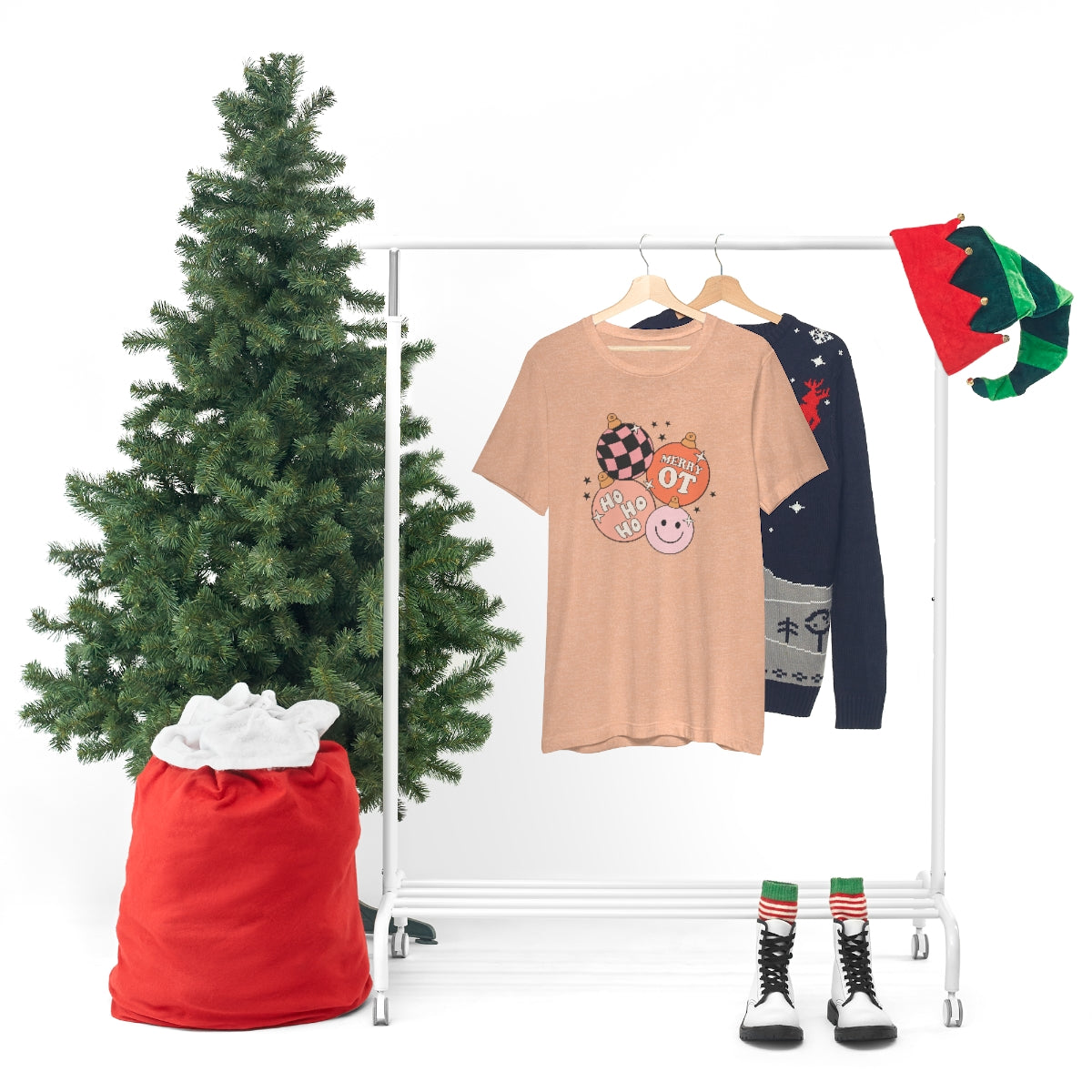 Merry OT Ornaments Jersey T-Shirt