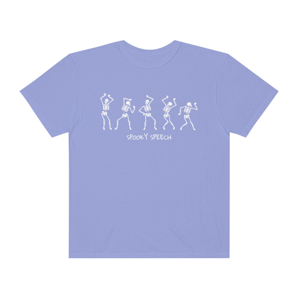 Spooky Speech Skeletons Comfort Colors T-Shirt