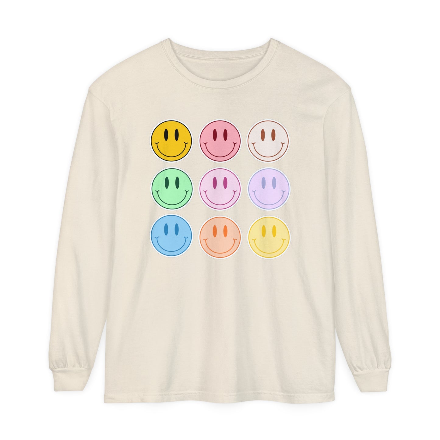 Retro Long Sleeve Comfort Colors T-Shirt