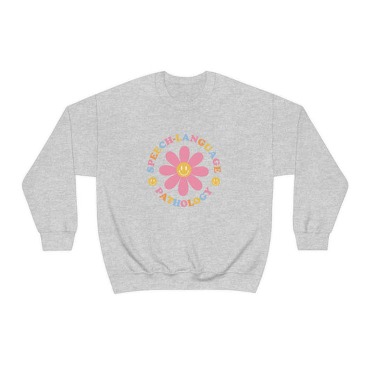 Speech Daisy Multicolored Crewneck Sweatshirt