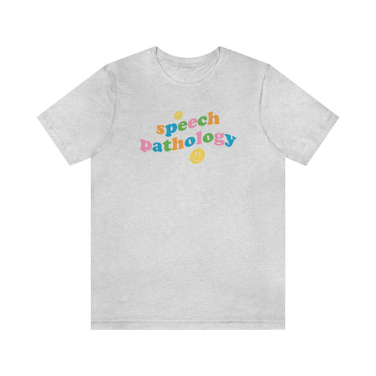 Speech Pathology Wavy Jersey T-Shirt