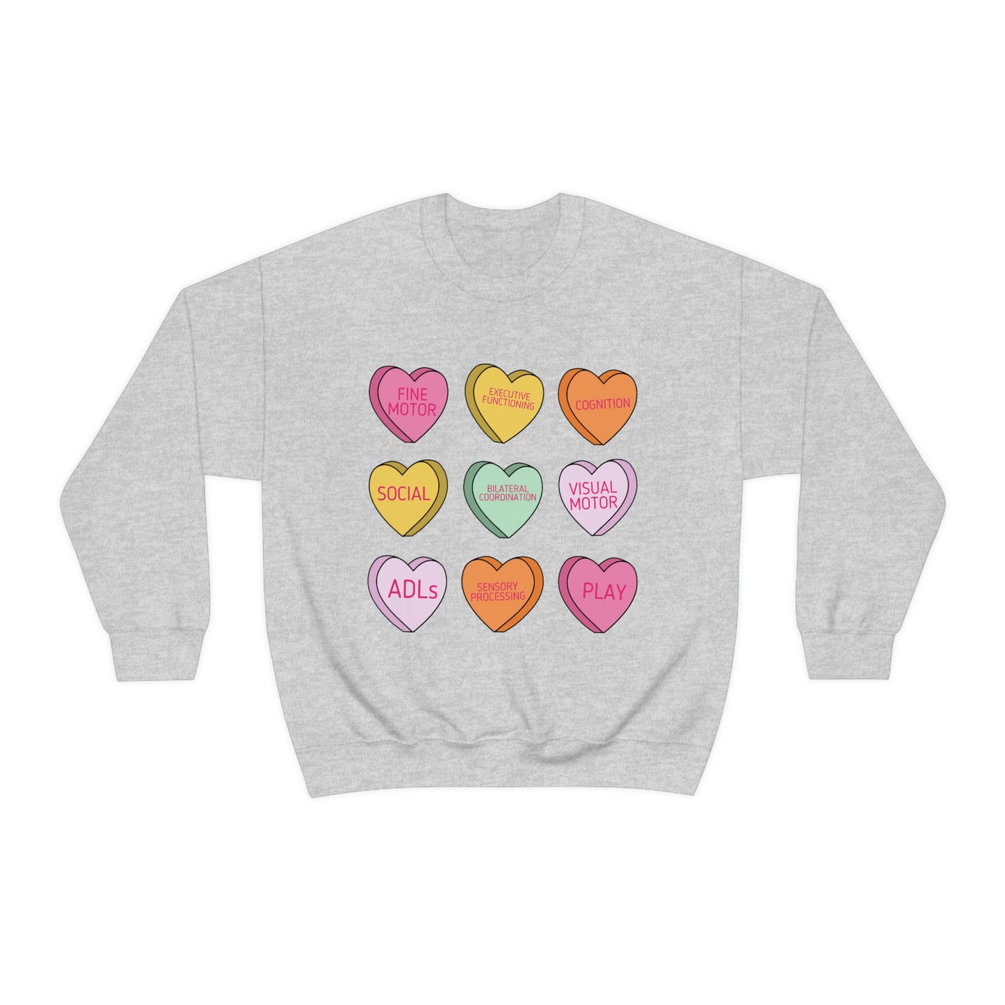 Candy Hearts OT Scope Crewneck Sweatshirt