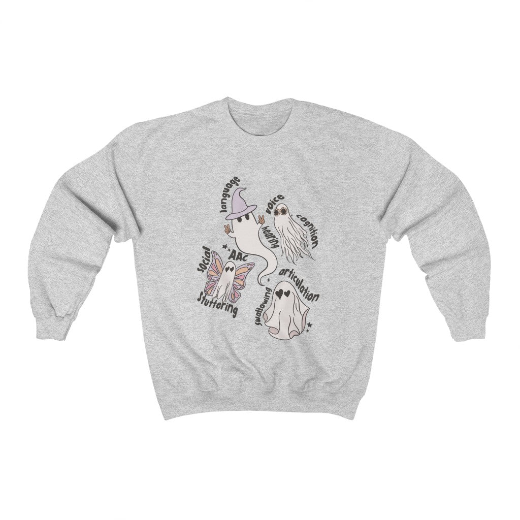 Ghost Friends Speech Scope Crewneck Sweatshirt
