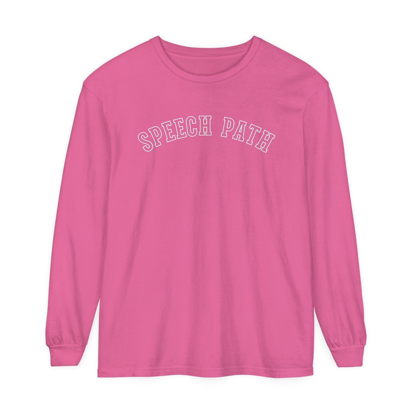 Speech Path Long Sleeve Comfort Colors T-shirt