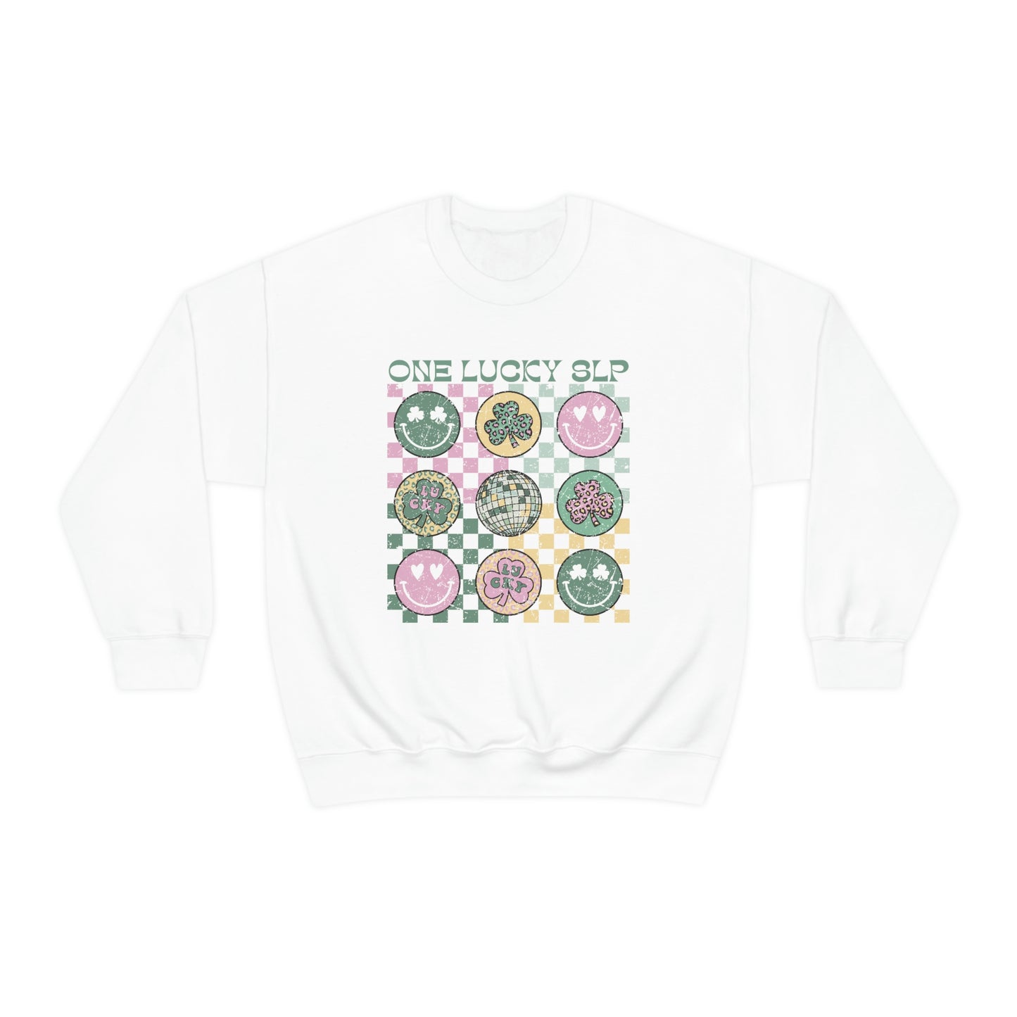 One Lucky SLP Distressed Crewneck Sweatshirt