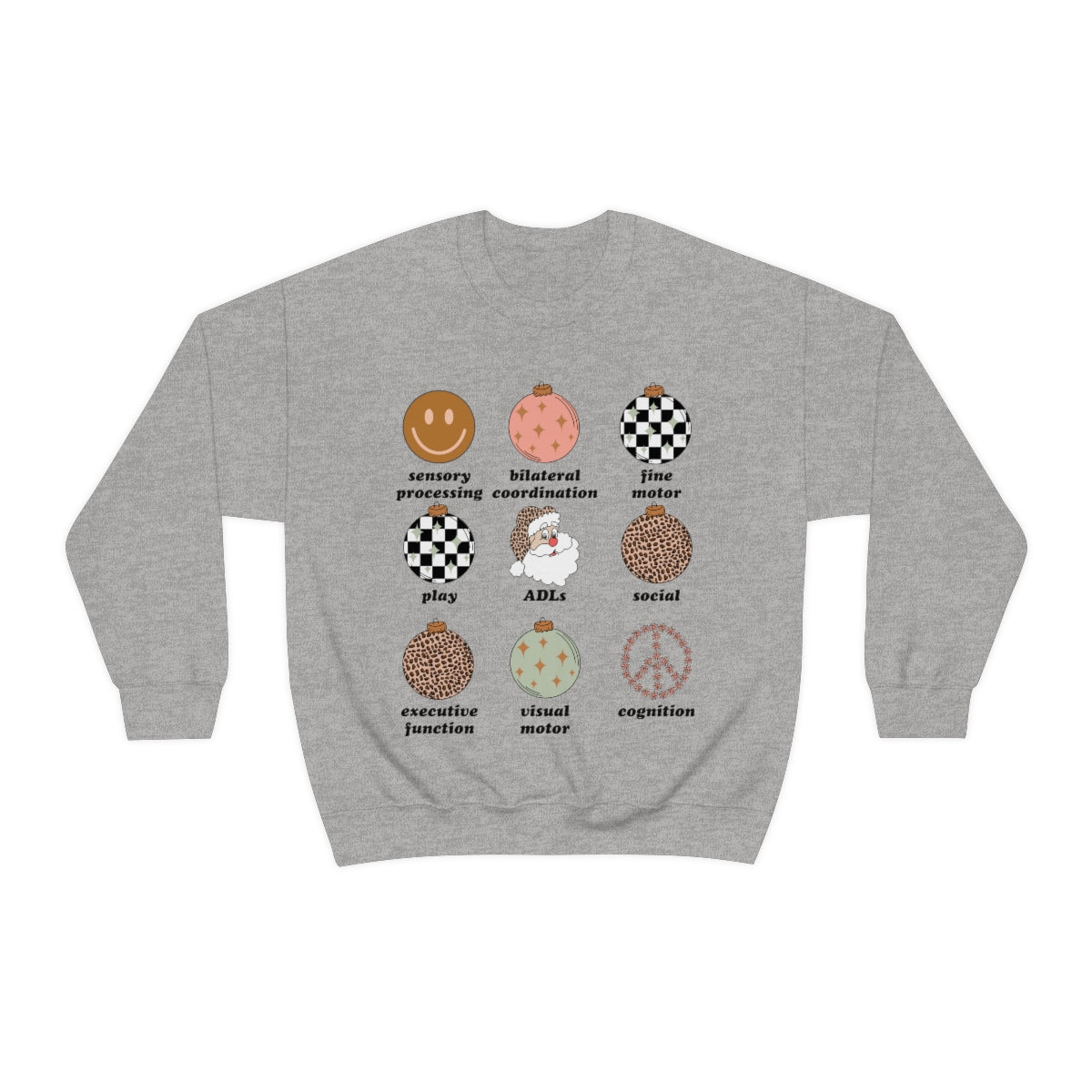 Retro Holiday OT Scope of Practice Crewneck Sweatshirt