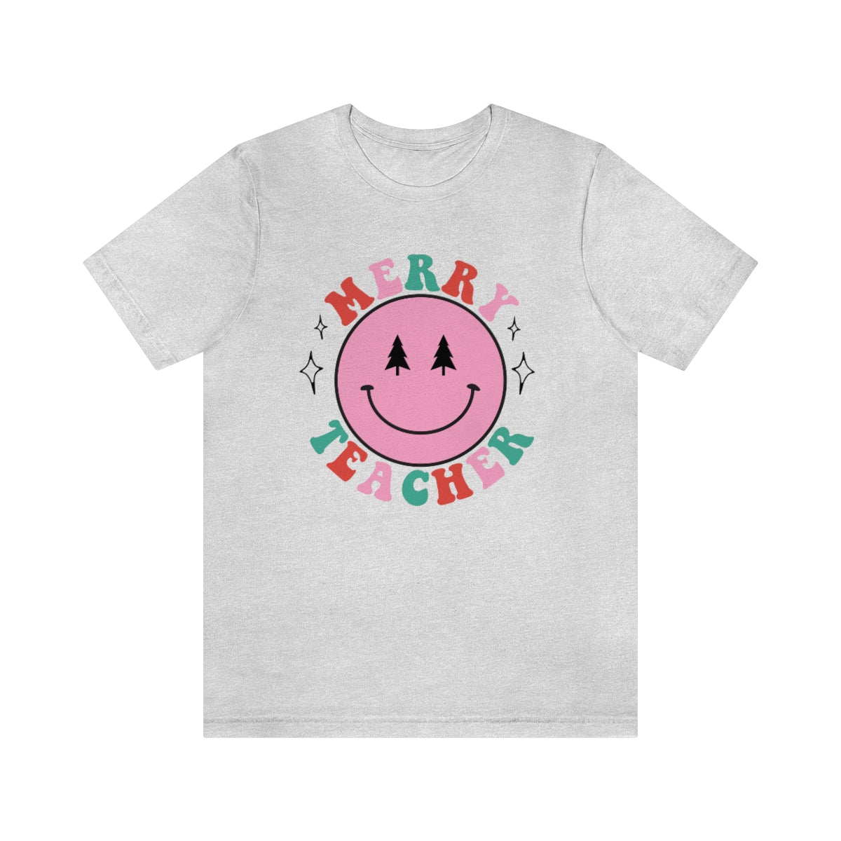Merry Teacher Smile Jersey T-Shirt