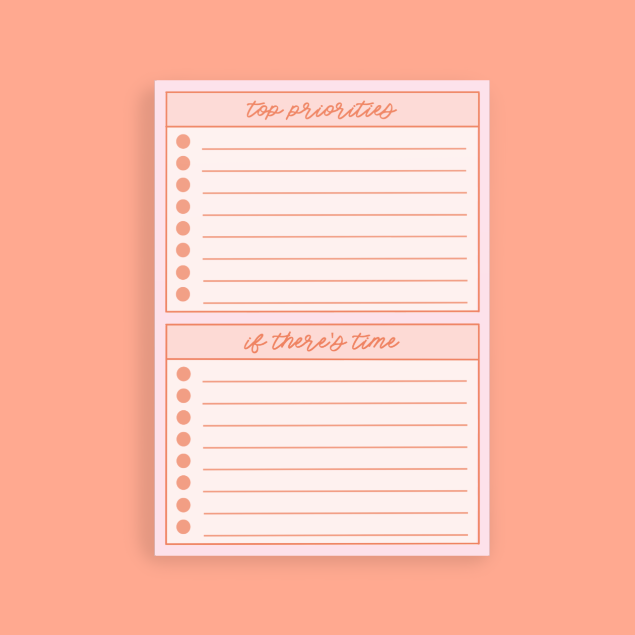 To-Do List Post-it® Note Pad 4 x 6