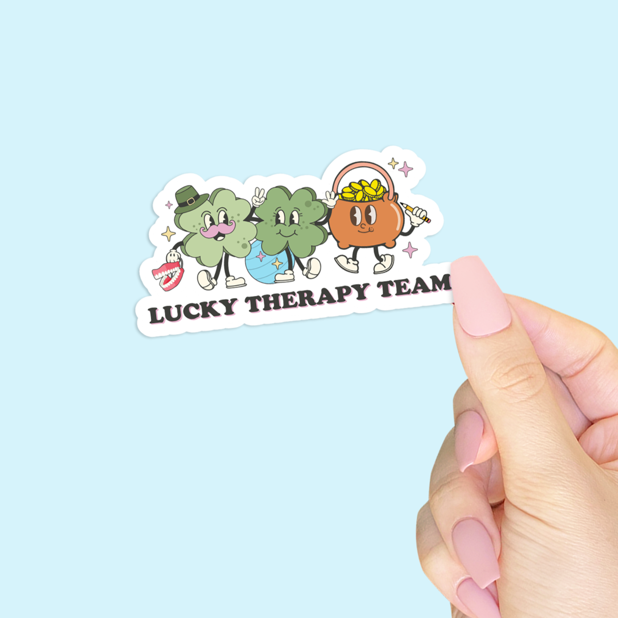 Lucky Therapy Team Sticker