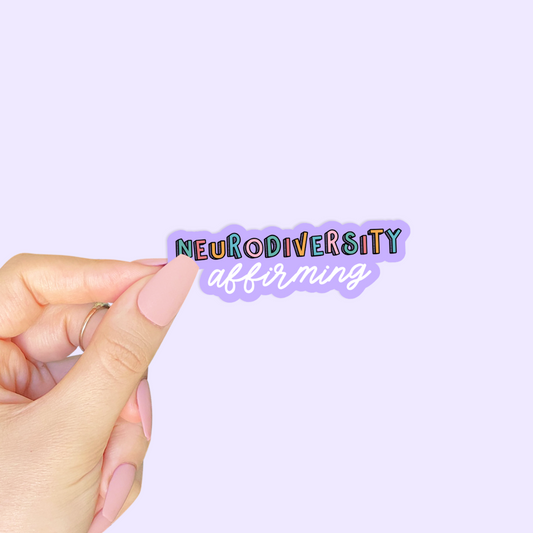 Neurodiversity Affirming Sticker