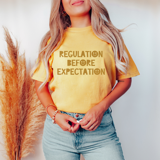 Regulation Before Expectation Tonal Comfort Colors T-Shirt